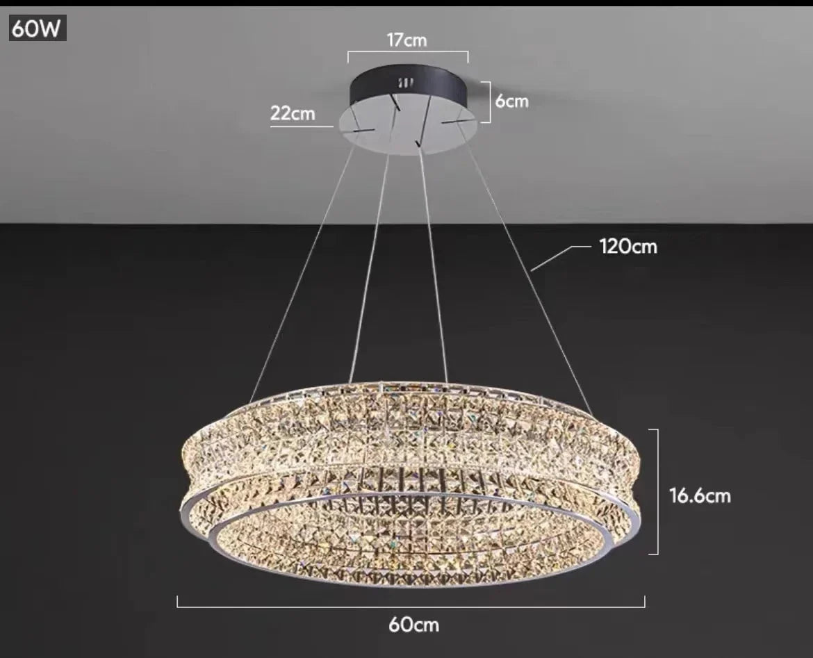 lustre de luxe en cristal pour restaurant bar et hôtel intérieur