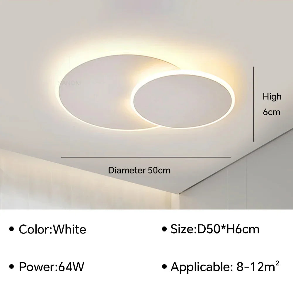 plafonnier led moderne pour décoration intérieure et éclairage design
