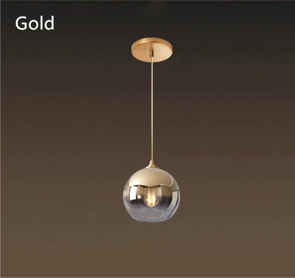 suspension modernes en verre pour décoration nordique