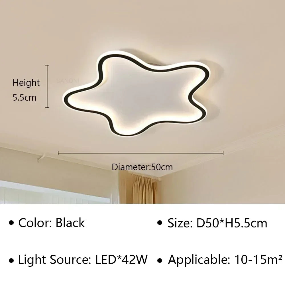lustre moderne à leds pour décoration intérieure élégante