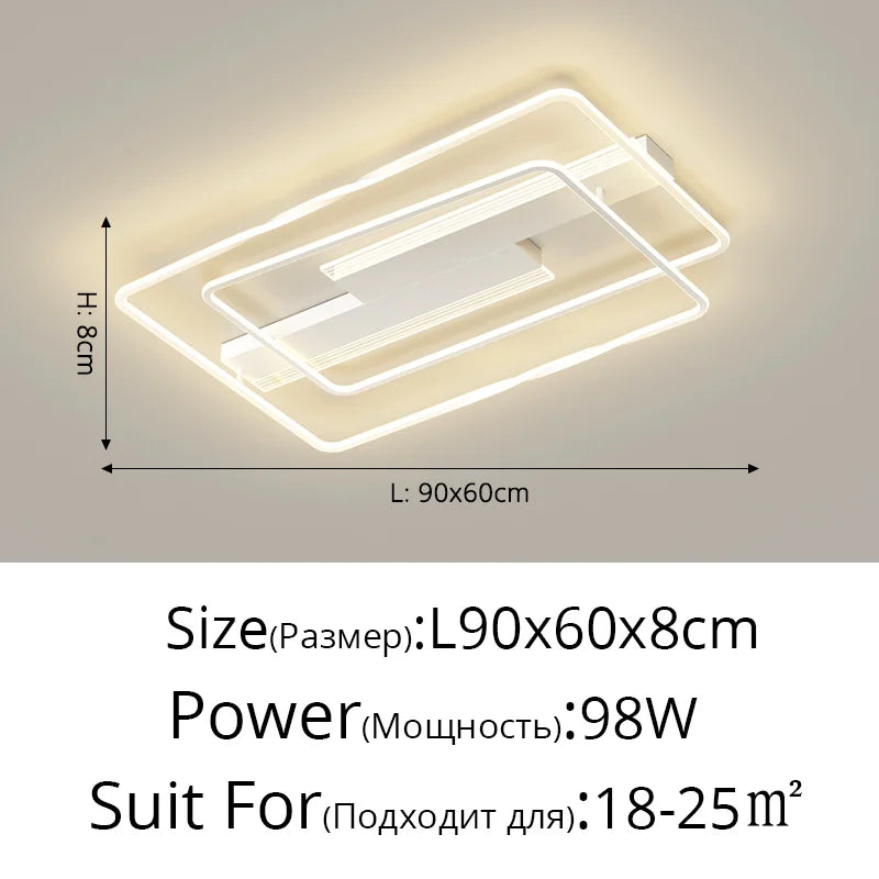 lustre moderne en led design créatif minimaliste pour intérieur élégant