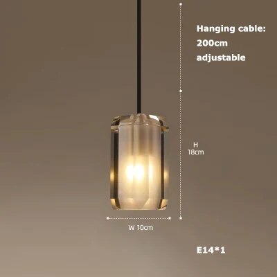 suspension luminaire cuir led verre lustre