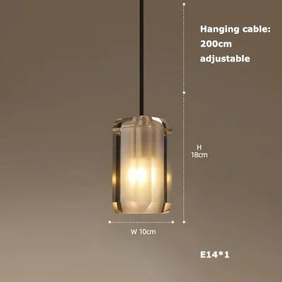 suspension art déco cristal luminaire élégant pour intérieur moderne