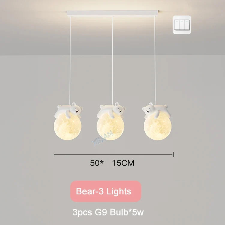lustre moderne en forme d'animaux idéal pour enfants