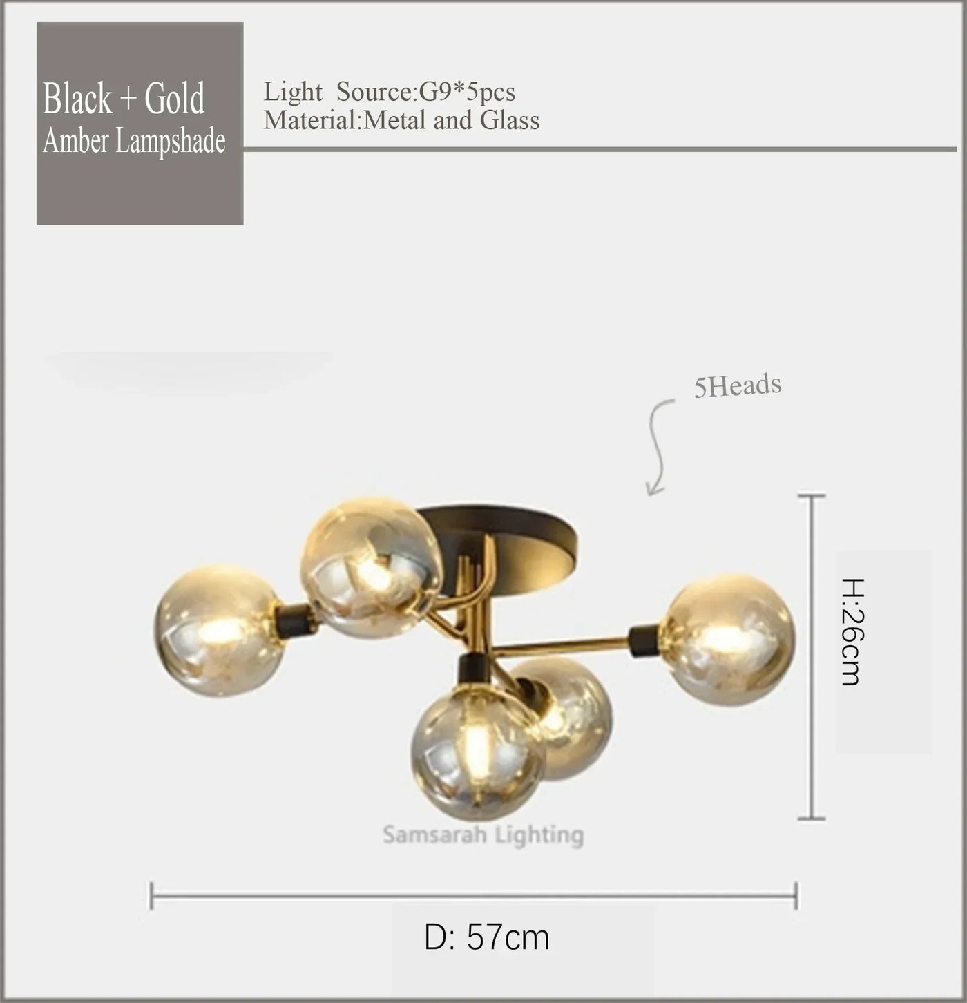plafonnier led en verre design pour décoration intérieure