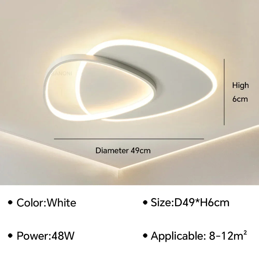 plafonnier led moderne pour décoration intérieure et éclairage design