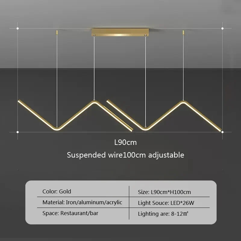 lustre moderne à led avec télécommande pour intérieur élégant