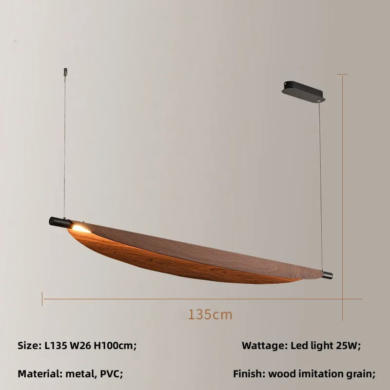 applique murale led style wabi sabi grain de bois minimaliste japonais