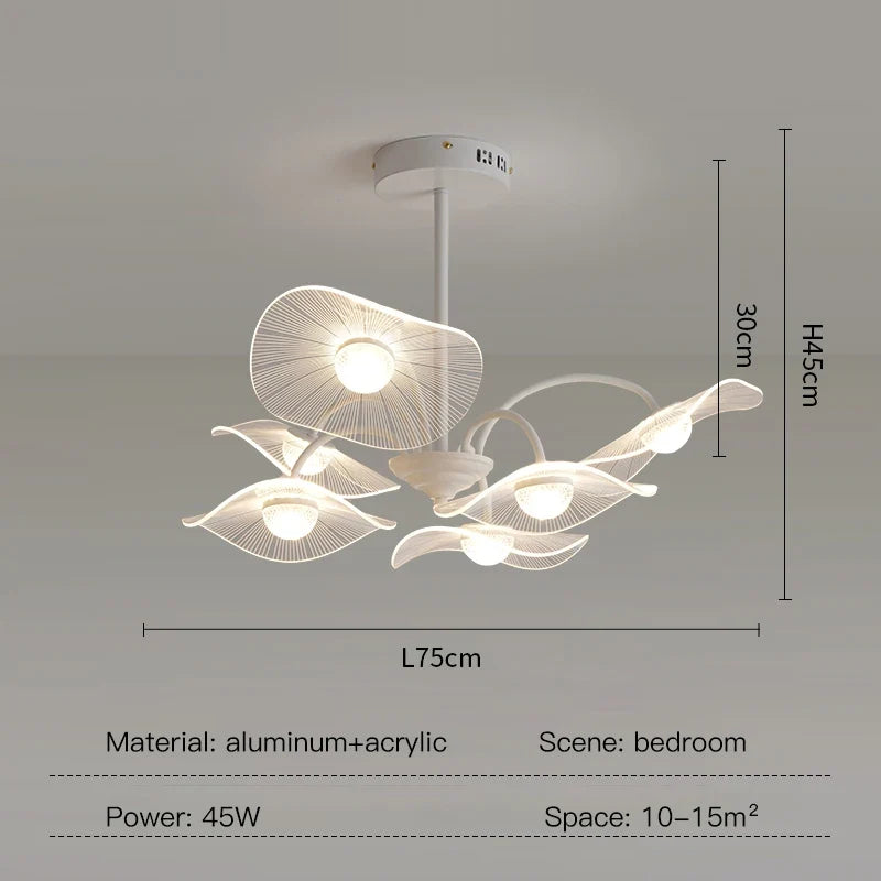 Lustre de salon moderne blanc décor à la maison Led lampe suspendue de plafond pour hall chambre Loft salle à manger cuisine luminaires