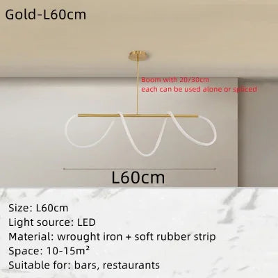 Nordic Modern Round Ceiling Chandelier For Living Room Restaurant Bedroom Hotel Home Decor Hanging Led Lamp Lustre Lighting