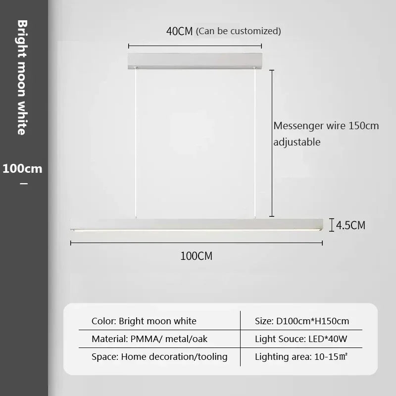 suspension moderne à LED pour un intérieur élégant et décoratif