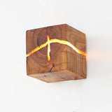 applique murale en bois massif au design nordique créatif