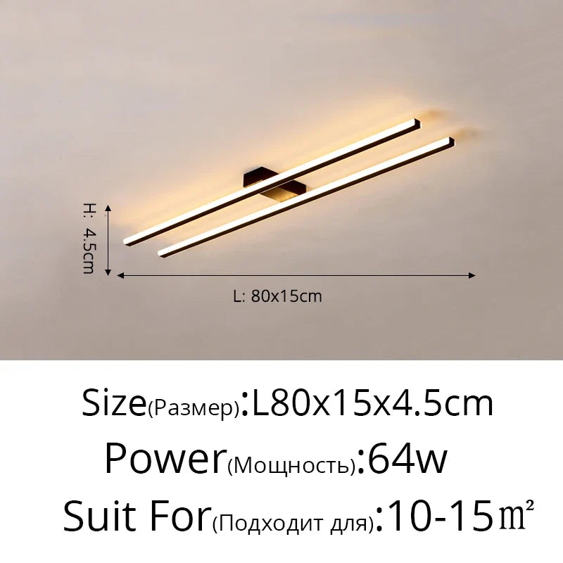 lustre led moderne avec gradation à distance pour intérieur