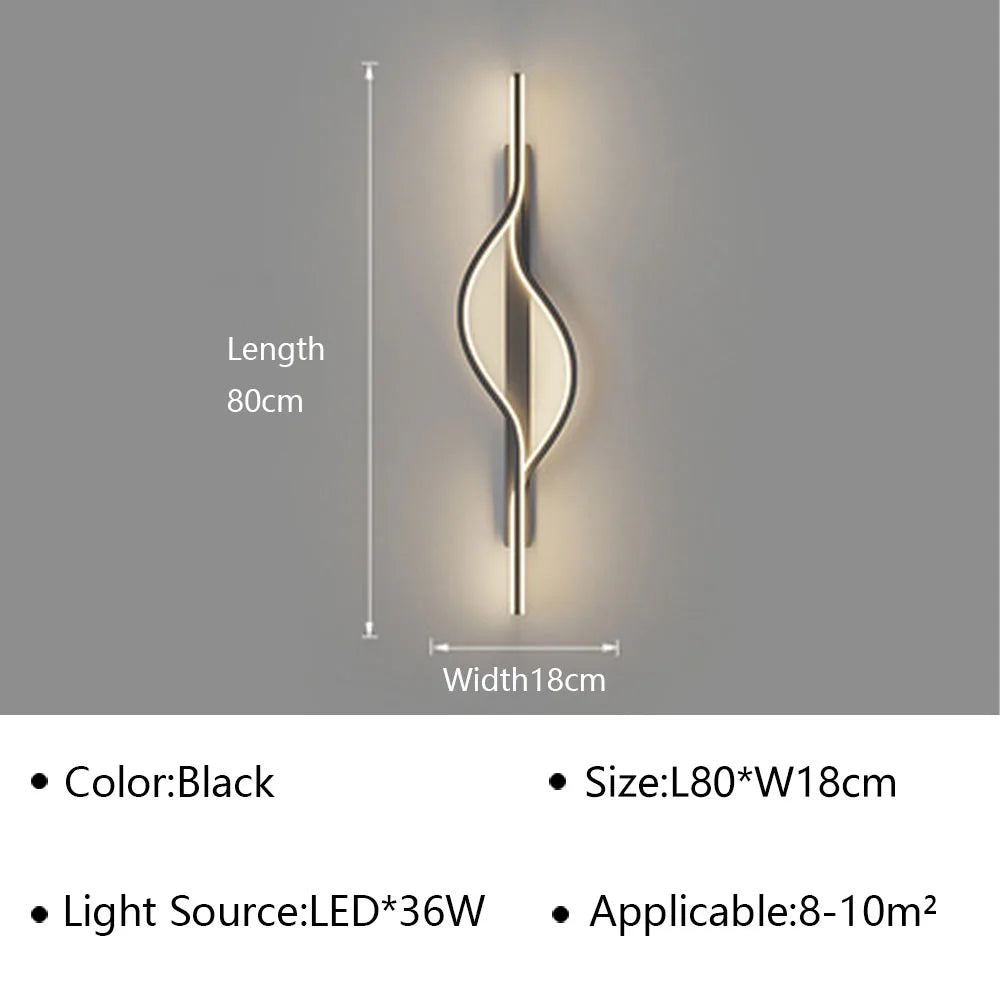 applique murale led design pour décoration intérieure moderne