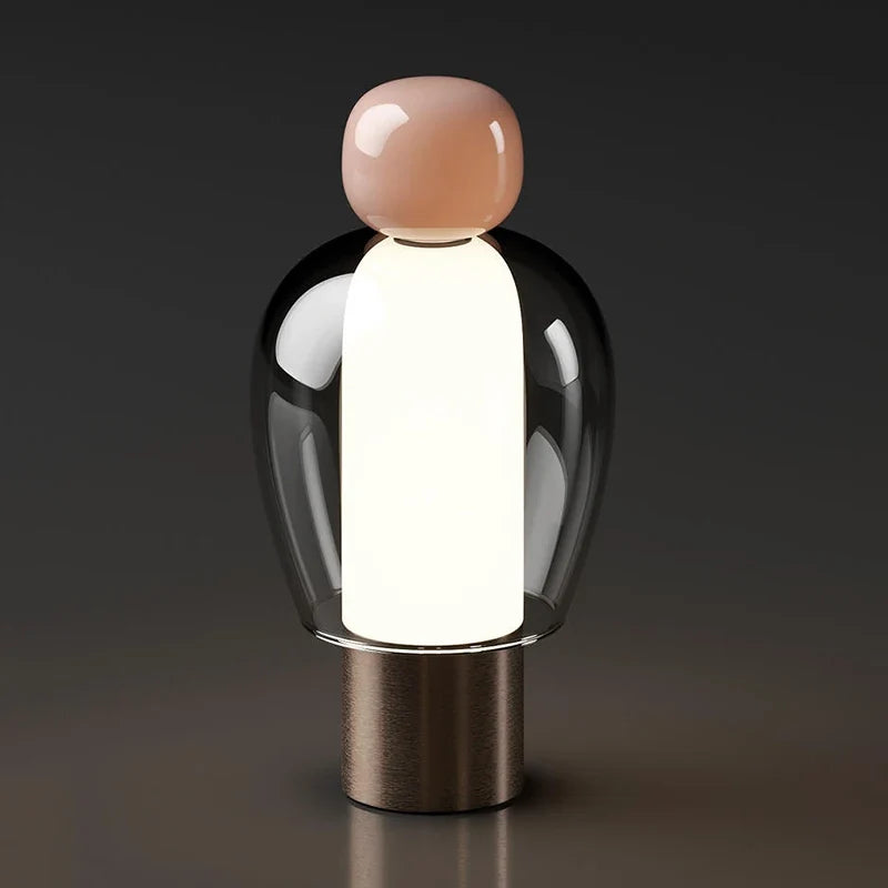 lampe de bureau moderne avec chargeur usb intégrée et design minimaliste