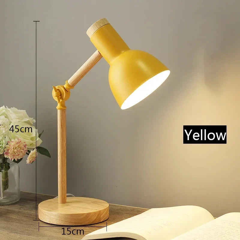 lampe de bureau nordique réglable pour lecture et protection des yeux
