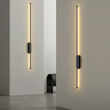 Applique murale LED en or noir