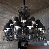 lustre en cristal à 44 bras pour hôtel et centre commercial