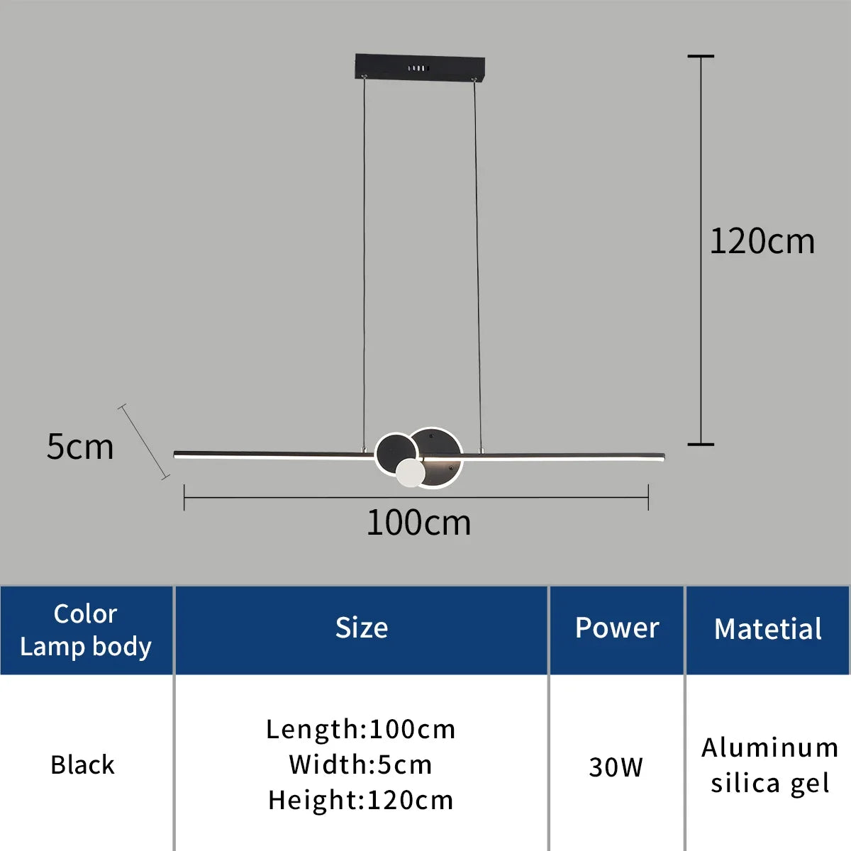 Modern Hanging LED Chandelier Tables, Restaurants, Kitchens, Minimum Ceiling Chandeliers, Home Decorative Lights, Linear