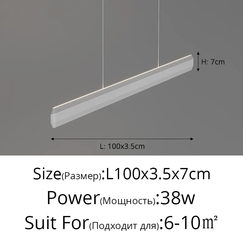 lustre suspendu au design moderne et luxueux