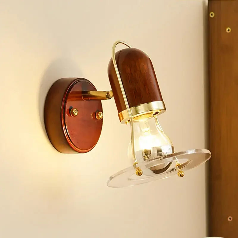 applique murale vintage en bois pour décoration intérieure
