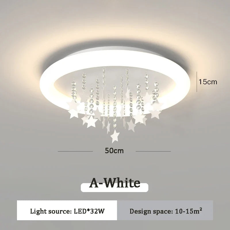 lampe nuage étoile style nordique pour chambre enfant