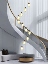 lustre en cristal design de luxe pour éclairage moderne
