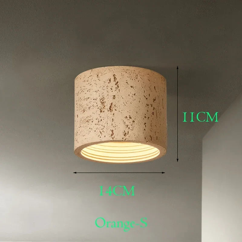 plafonnier led wabi-sabi style nordique pour décoration intérieure