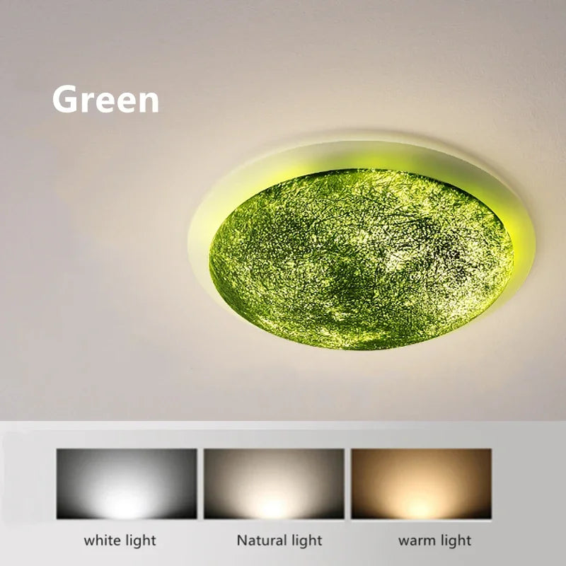 plafonnier en acrylique tricolor led design moderne élégant