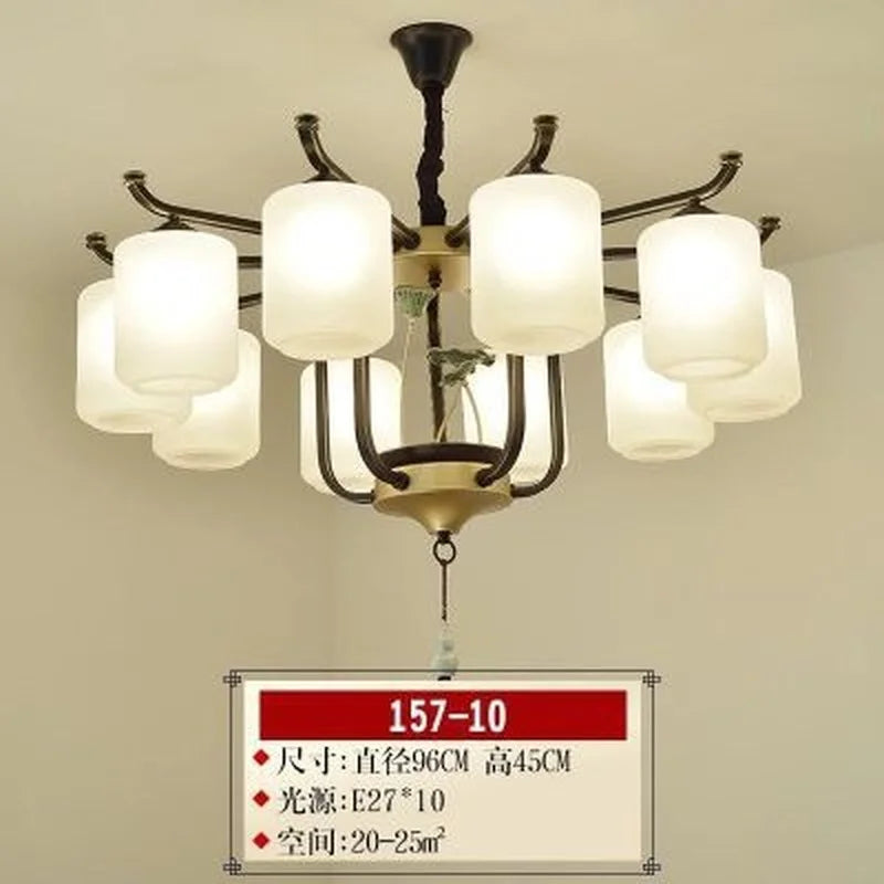 lustre rétro chinois pour un éclairage élégant et chaleureux