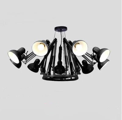 suspension moderne en forme d'araignée pour divers espaces