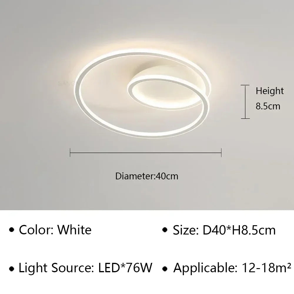 plafonnier led moderne pour décoration intérieure et ambiance chaleureuse