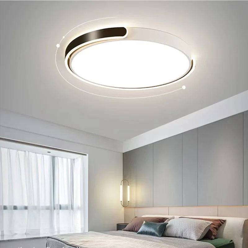plafonnier moderne simple pour décoration chambre romantique