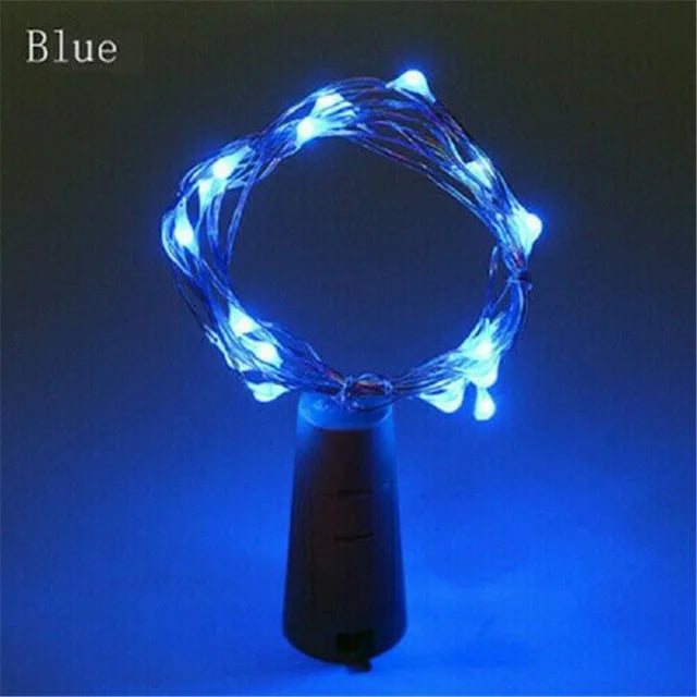 guirlande lumineuse led en fil de cuivre pour décoration festive