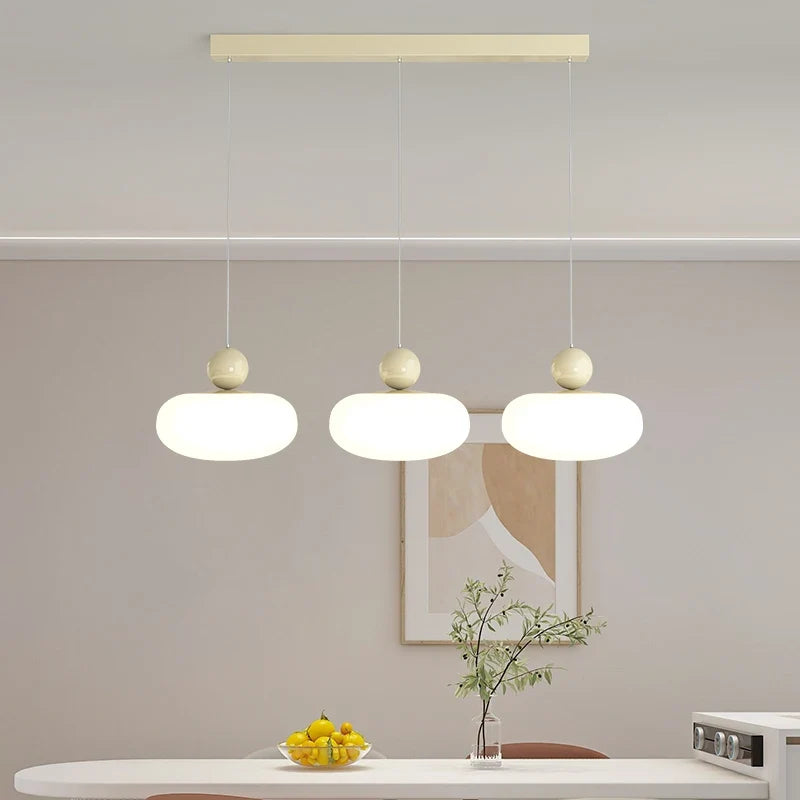 lustre led plafonnier moderne pour cuisine île bar intérieur