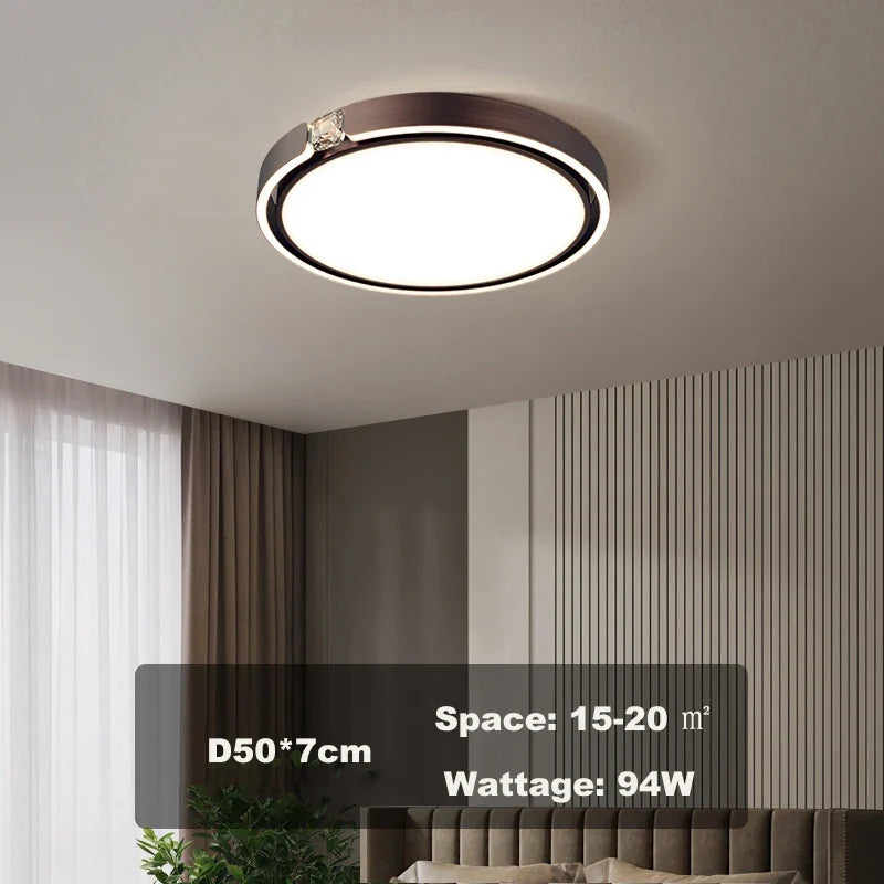 plafonnier led design nordique haut de gamme pour hôtel ou club