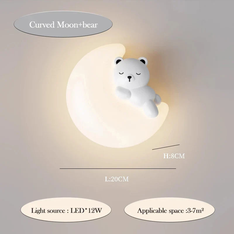 applique murale lapin mignon pour chambre enfant décoration moderne