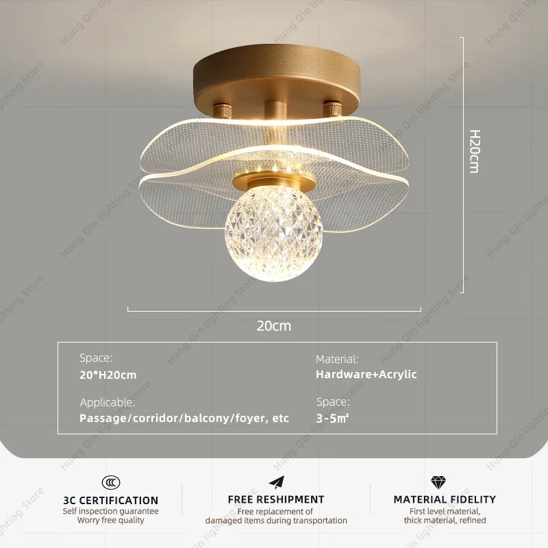 plafonnier décoration intérieure luxe pour éclairage moderne