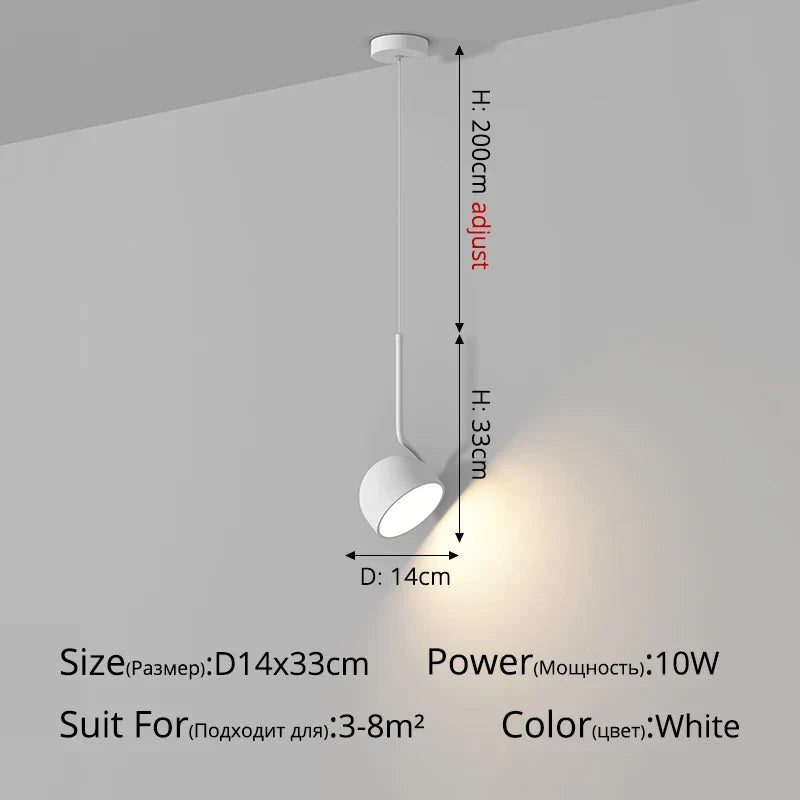 lustres modernes led suspendus pour bar et loft