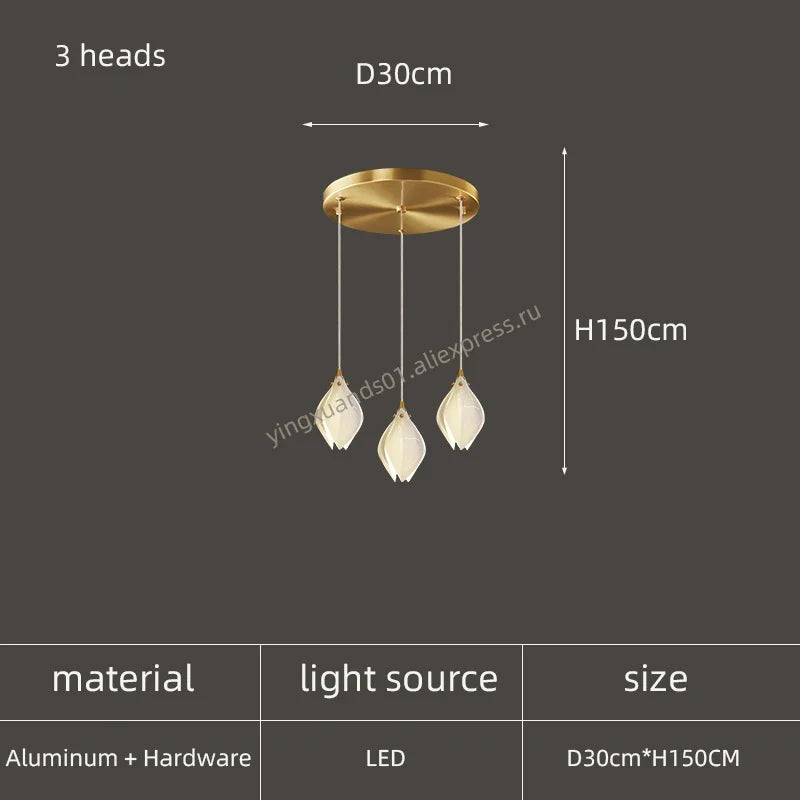 lustre créatif design nordique pour intérieur moderne et élégant