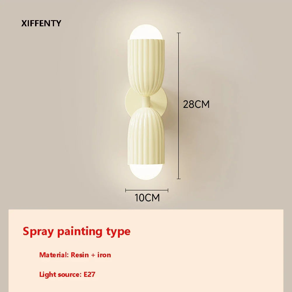 applique murale led double tête pour décoration intérieure