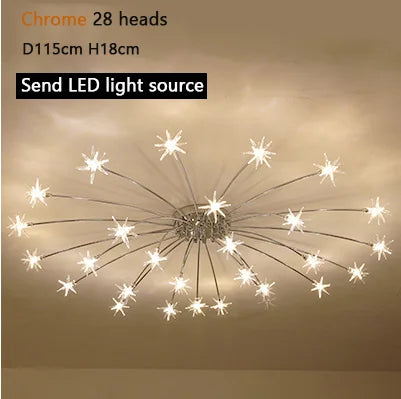 plafonnier led moderne nordique créatif ciel étoilé pour décoration maison