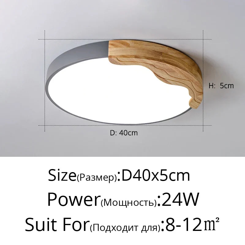 plafonnier led encastrable style nordique macarons ronds romantiques luminaire créatif moderne