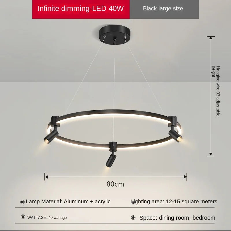 lustre postmoderne créatif multi angle pour hôtel boutique