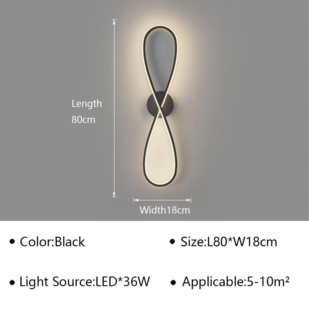 applique murale led design pour décoration intérieure moderne