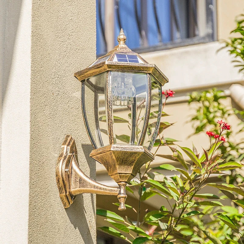 lampe solaire extérieure pour éclairage de jardin et allée