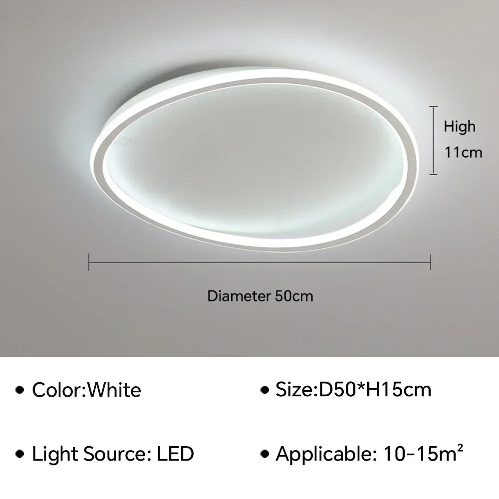 lustre moderne à led pour décoration intérieure élégante