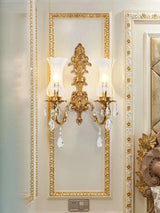applique murale de luxe en cuivre classique français nordique antique
