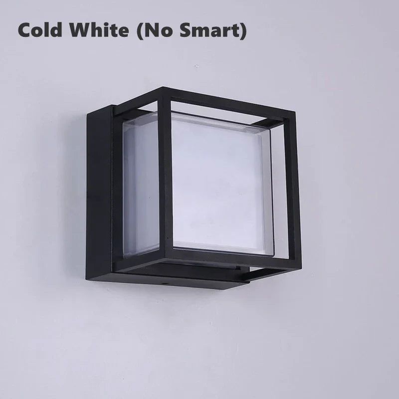applique murale led intelligente extérieure connectée étanche pour jardin