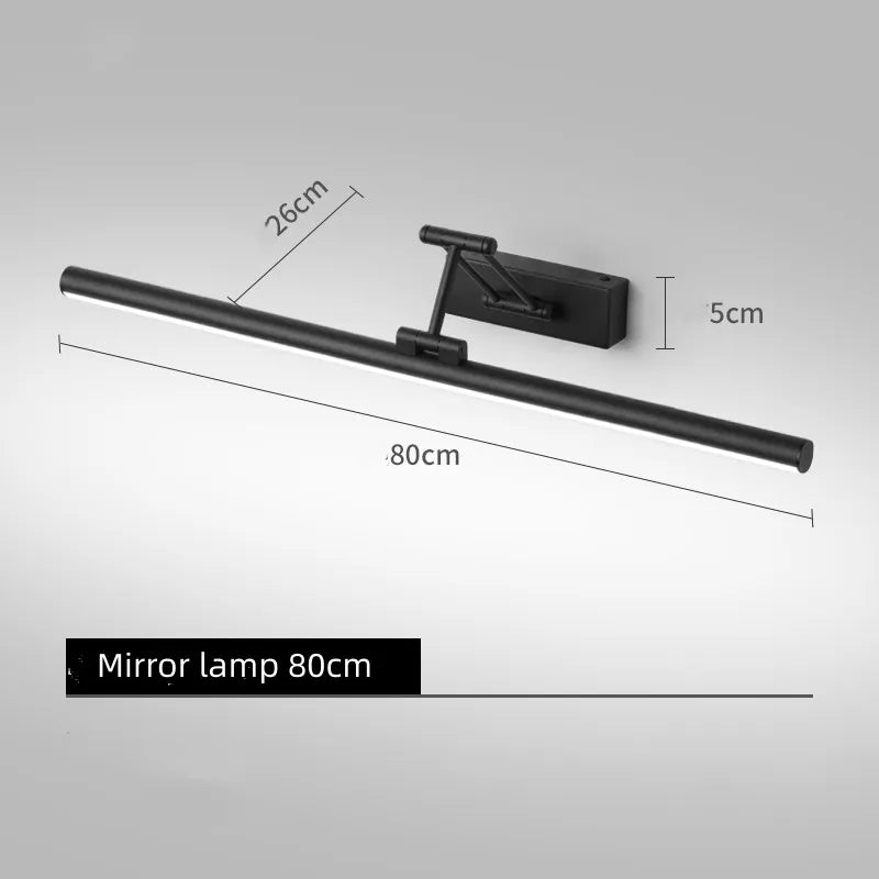 lampe led étanche pour miroir armoire pliable télescopique